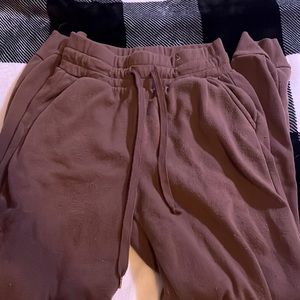 Brown sweatpants